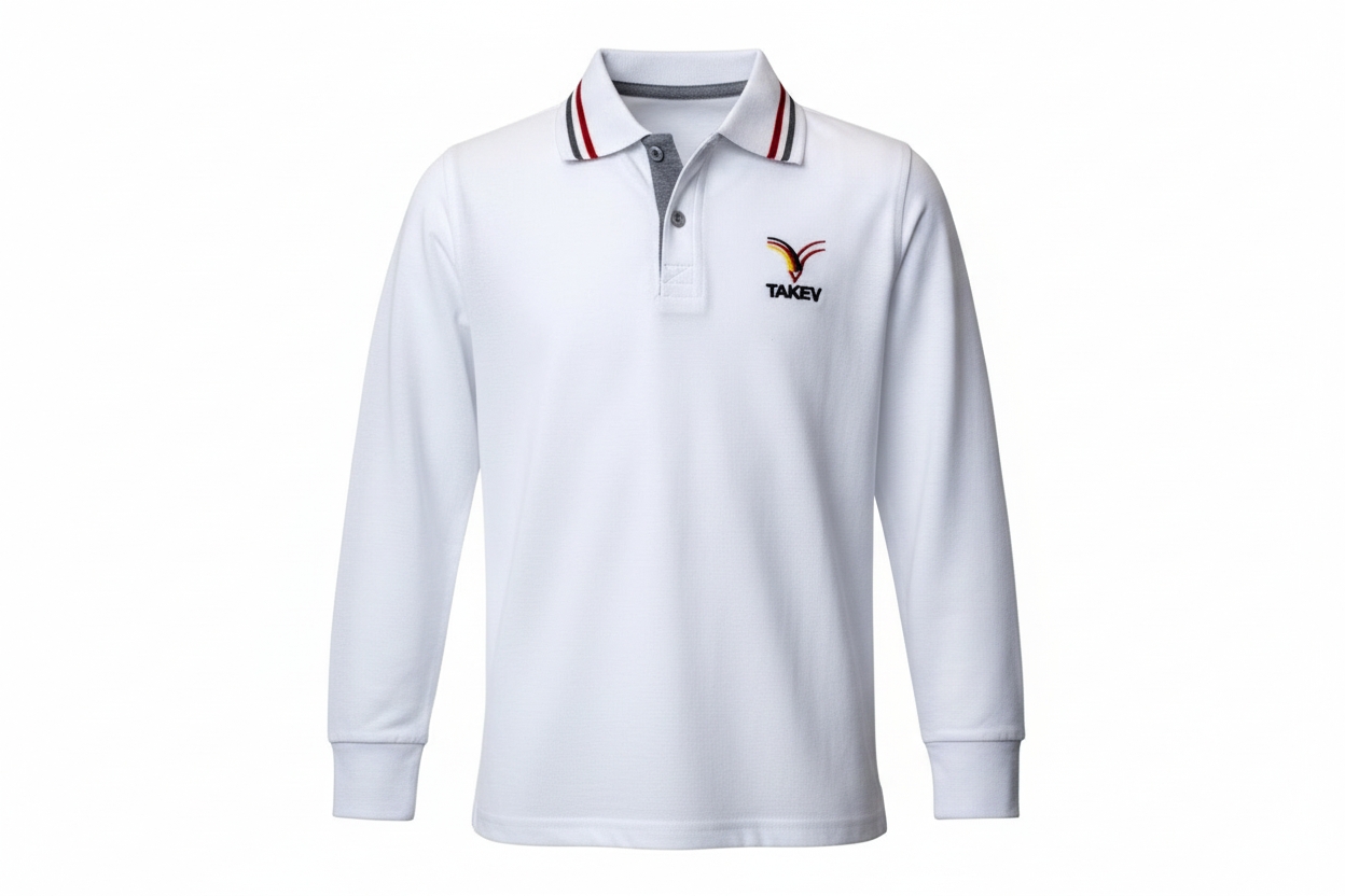TAKEV ORTAOKUL POLO YAKA UZUNKOL T-SHİRT